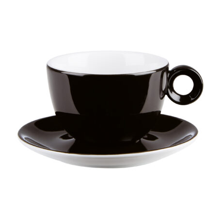 Black Bowl Shaped Cup 8oz/23cl