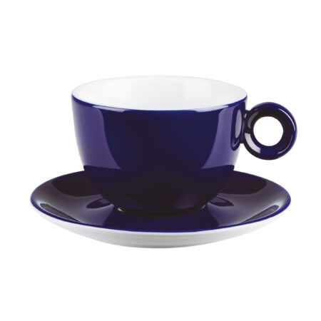Dark Blue Bowl Shaped Cup 8oz/23cl