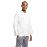 Whites Vegas Unisex Chefs Jacket Long Sleeve White