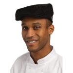 Chef Works Driver Cap With Inner Sweat Band Black 