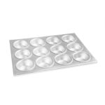Vogue Aluminium Muffin Tray 12 Hole - 360x280x30mm 