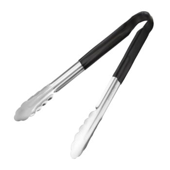 EDLP Hygiplas Colour Coded Serving Tong Black - 300mm