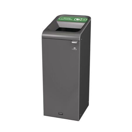 Rubbermaid Configure Recycling Bin with Mixed Recycling Label Green 57Ltr 1 Rubbermaid Configure Recycling Bin with Mixed Recycling Label Green 57Ltr