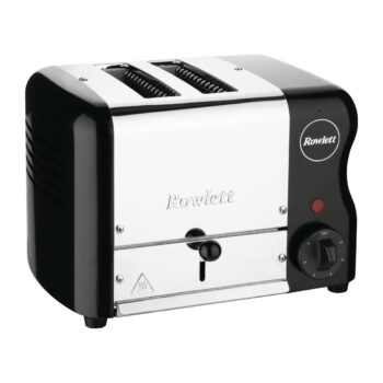 Rowlett Esprit 2 Slot Toaster Jet Black w/2 Additional Elements & Sandwich Cage