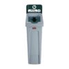 Rubbermaid Slim Jim Mixed Recycling Station Green 87Ltr