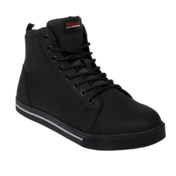 Slipbuster recycled microfibre slip resistant hi-top boots