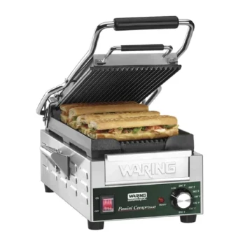 Waring Commercial Slimline Compresso Panini Grill WPG200K