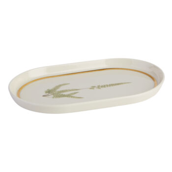 Botanical Oval Plate 18cm