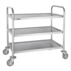 EDLP Vogue 3 Tier Flat Pack Trolley St/St - 810x455x855mm 32x18x33 3/4"