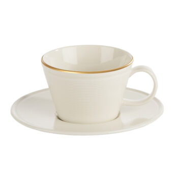 Line Gold Band Espresso Saucer 12cm (saucer only)
