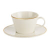 Line Gold Band Cappuccino Cup 25cl