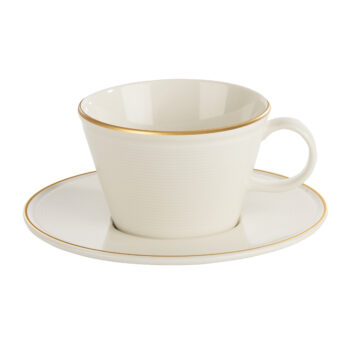 Line Gold Band Cappuccino Cup 25cl