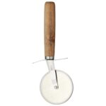 Kitchen Craft World of Flavours Italian Wood Handled Pizza Cutter - 65mm
