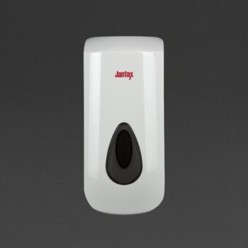 Jantex Manual Liquid Soap and Hand Sanitiser Dispenser 900ml White