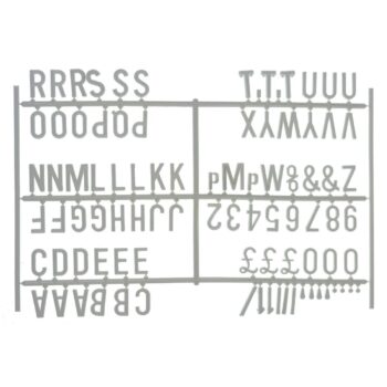 Beaumont Peg Board 20mm White (Pack of 6)