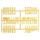 Beaumont Peg Board 20mm Yellow (Pack of 6)