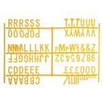 Beaumont Peg Board 20mm Yellow (Pack of 6)