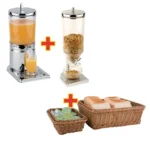 Cereal & Juice Dispenser with PP Baskets