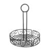 Olympia Wire Condiment Holder Black