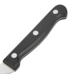 Olympia Serrated Steak Knives Black Handle (Pack of 12)