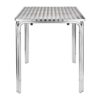 Bolero Steel and Aluminium Square Leg Table 600mm