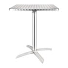 Bolero Square Flip Top Table Stainless Steel 600mm