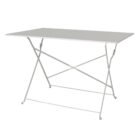 Bolero Pavement Style Folding Table Grey 1100mm x 700mm