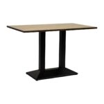Turin Rectangular Dining Table Weathered Oak 1200x700mm