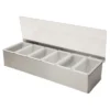 Beaumont 6 Part Stainless Steel Condiment Holder
