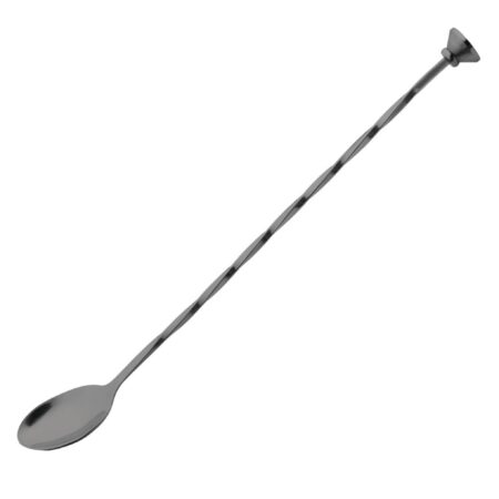 Olympia Cocktail Mixing Spoon Gunmetal 1 Olympia Cocktail Mixing Spoon Gunmetal