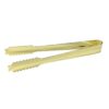 Beaumont Stainless Steel Ice Tongs Gold Plated 7''