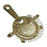Beaumont Hawthorne 4-Prong Strainer Gold Plated