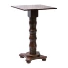 Islington Poseur Square Table Dark Wood 700x700mm