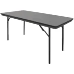 Bolero ABS Rectangular Folding Table Grey 5ft