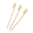 Biodegradable Bamboo Steak Markers Medium Rare (Pack of 100)