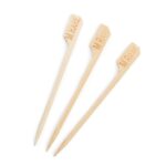 Biodegradable Bamboo Steak Markers Medium Rare (Pack of 100)