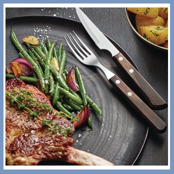STEAK KNIVES & FORKS