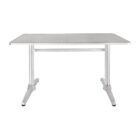 Bolero Double Pedestal Table Rectangular 1200mm