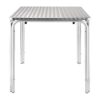 Bolero Square Stacking Table Stainless Steel 700mm