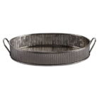 Serving Tray Antique Silver 31cm