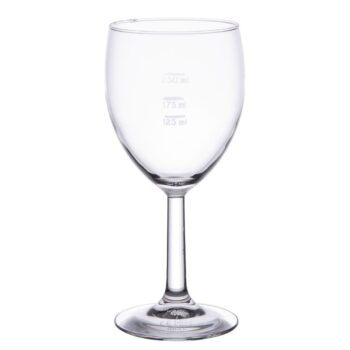Arcoroc Savoie Grand Vin Wine Glasses 350ml CE Marked at 125ml 175ml and 250ml