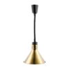 Buffalo Conical Retractable Heat Shade Pale Gold Finish