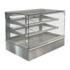 Cossiga Tower GOG Heated Countertop Display Single Glass Top and Doors 900mm