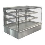 Cossiga Tower GOG Heated Countertop Display Single Glass Top and Doors 900mm