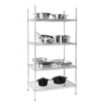 Vogue 4 Tier Wire Shelving Kit 915x610mm