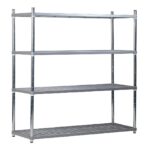 Craven 4 Tier Nylon Coated Wire Shelving 1700x875x491mm
