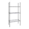 Nisbets Essentials 3 Tier Coated Shelving Unit 1820 x 915 x 457mm