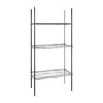 Nisbets Essentials 3 Tier Coated Shelving Unit 1820 x 915 x 457mm