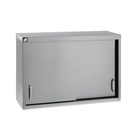 Parry Stainless Steel Sliding Door Wall Cupboard 900mm 1 Parry Stainless Steel Sliding Door Wall Cupboard 900mm