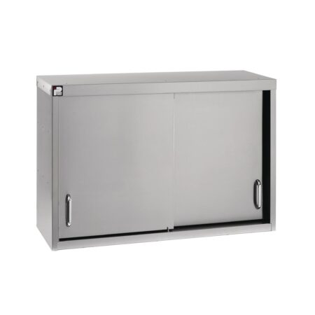 Parry Stainless Steel Sliding Door Wall Cupboard 1500mm 1 Parry Stainless Steel Sliding Door Wall Cupboard 1500mm